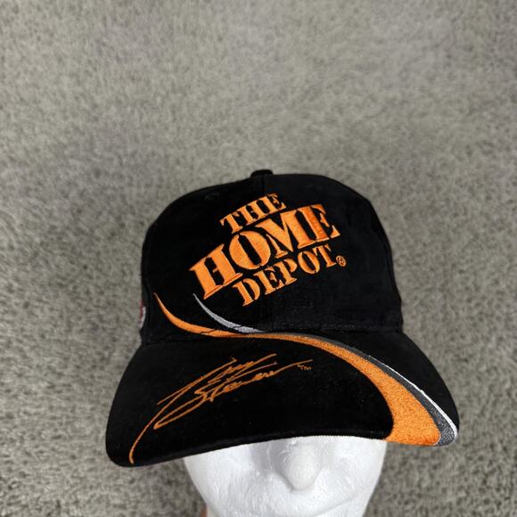 Tony Stewart 20 Home Depot Hat Cap Snap Back Mens One Size Black NASCAR Racing - Picture 2 of 9
